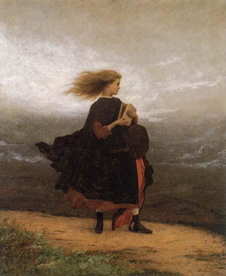 Eastman Johnson The Girl I left behind me oil painting image